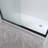 60" W × 76" H Double Sliding Aluminum Framed Shower Door with Heat Soaking Process and Protective Coating Treatment