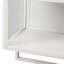Armoire murale 24 po, 2 portes en verre avec 2 tablettes et porte-serviettes-1210180137
