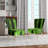 Upholstered Floral Side Chair - Modern floral Accent Chair-90396752