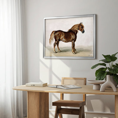 Étude d'un chariot «Horse-James», toile tendue avec châssis-c. début du 19e siècle