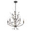 Laska 5-Light Chandelier in Enchanted Bronze by Breegan Jane