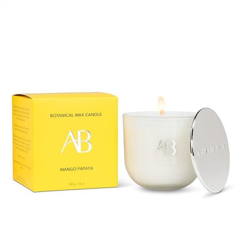 Bougie mangue et papaye, Pot de 3,5 po x 4 po