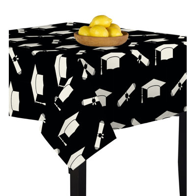 Castrovinci Geometric Square Graduation Tablecloth