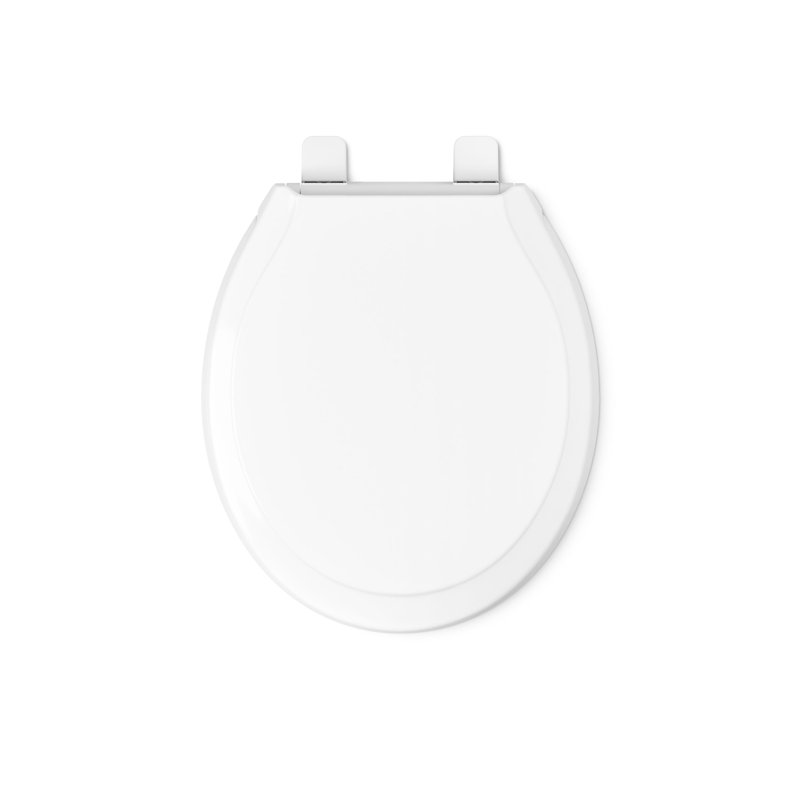 Rutledge Front Nightlight Quiet-Close with Grip-Tight Round Toilet Seat, Ready Latch