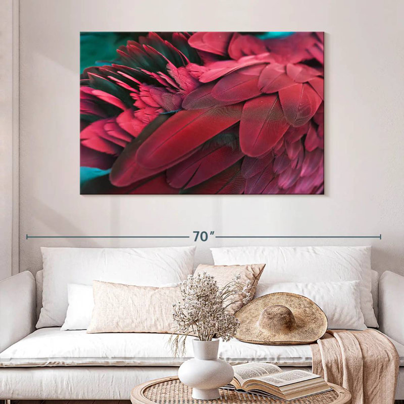 Brampt Feather, 32" H x 48" W