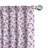 Flower Semi-Sheer Rod Pocket Curtain Panels-45200569-45212584