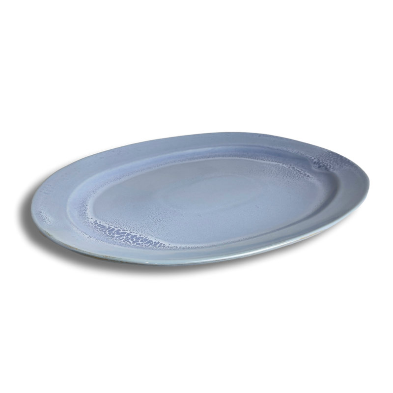 Carmi Oval Platter, Blue