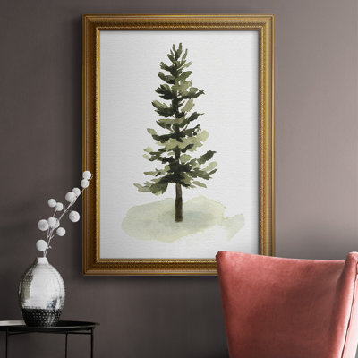 " Watercolor Pine II " Painting Print