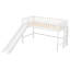 Lit mezzanine bas avec échelle et glissade-1265103374