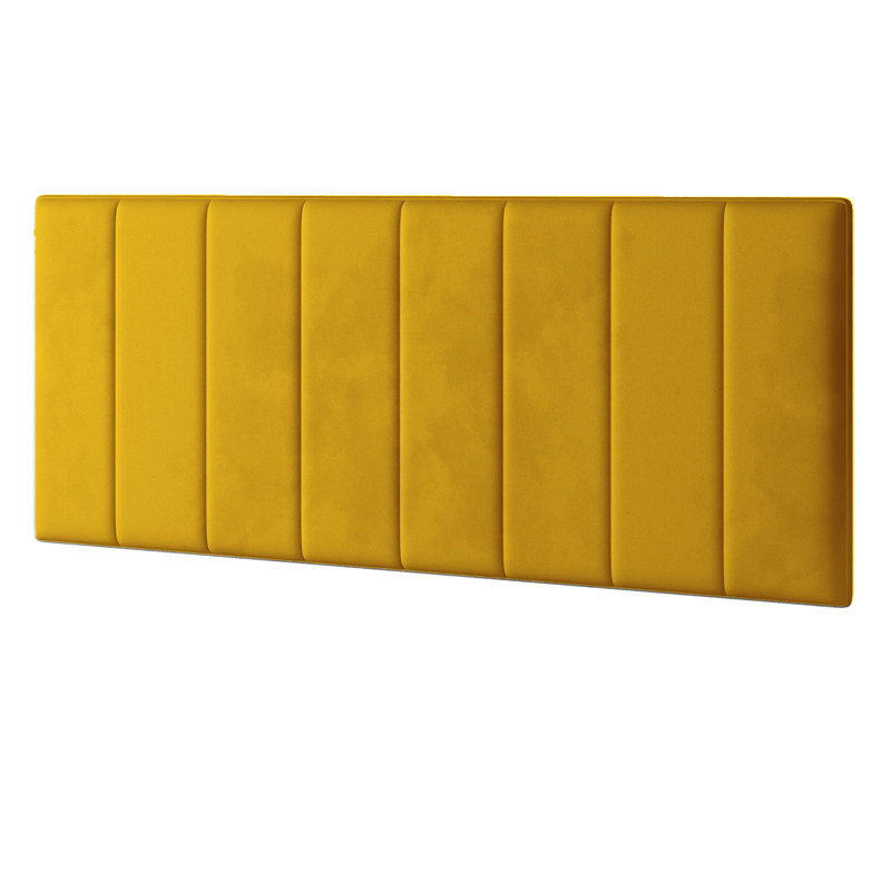 Hedley Upholstered Headboard, Double (4'6), Turmeric