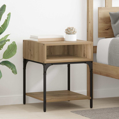 40cm W Manufactured Wood Bedside Table