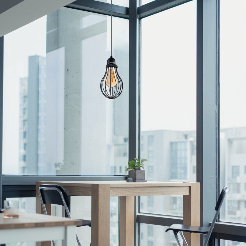 Bertrad 1 - Light Black Single Pendant, Yes
