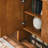 Walnut-Colored Sideboard, Buffet Cabinet With Storage, Rustic Storage Cabinet