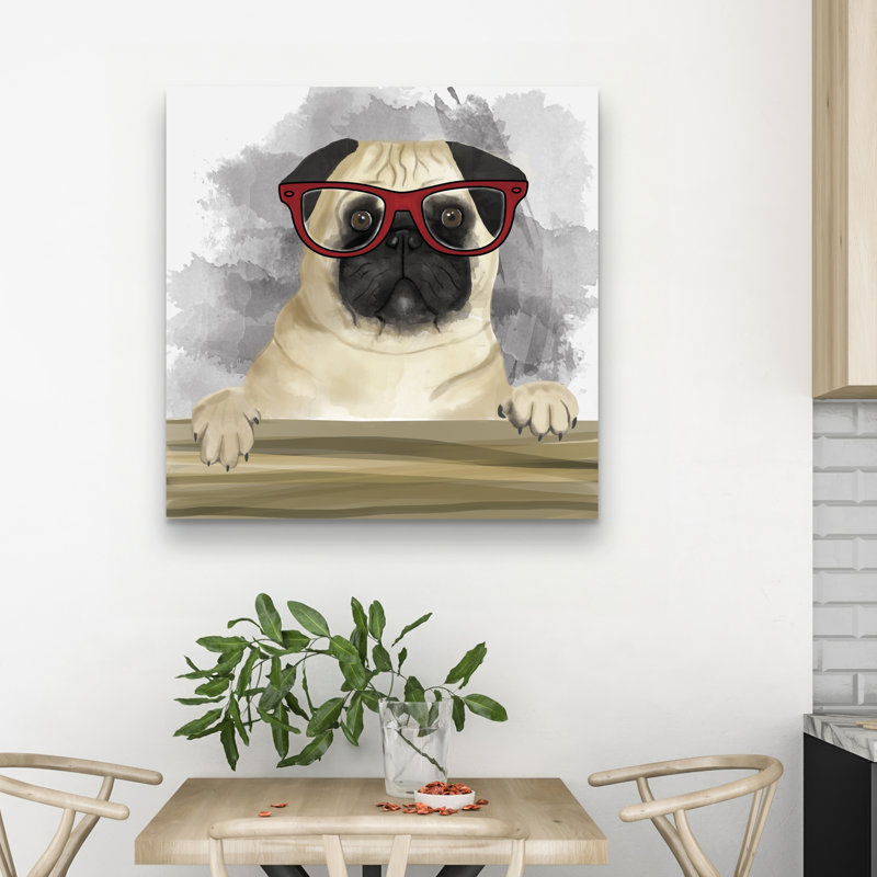Geek carlin - 32"x32" art on canvas