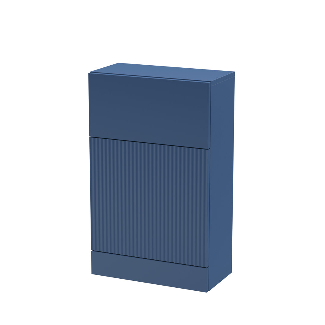 Fluted 50cm W x 81cm H x 25.3cm D Under Sink Cabinet