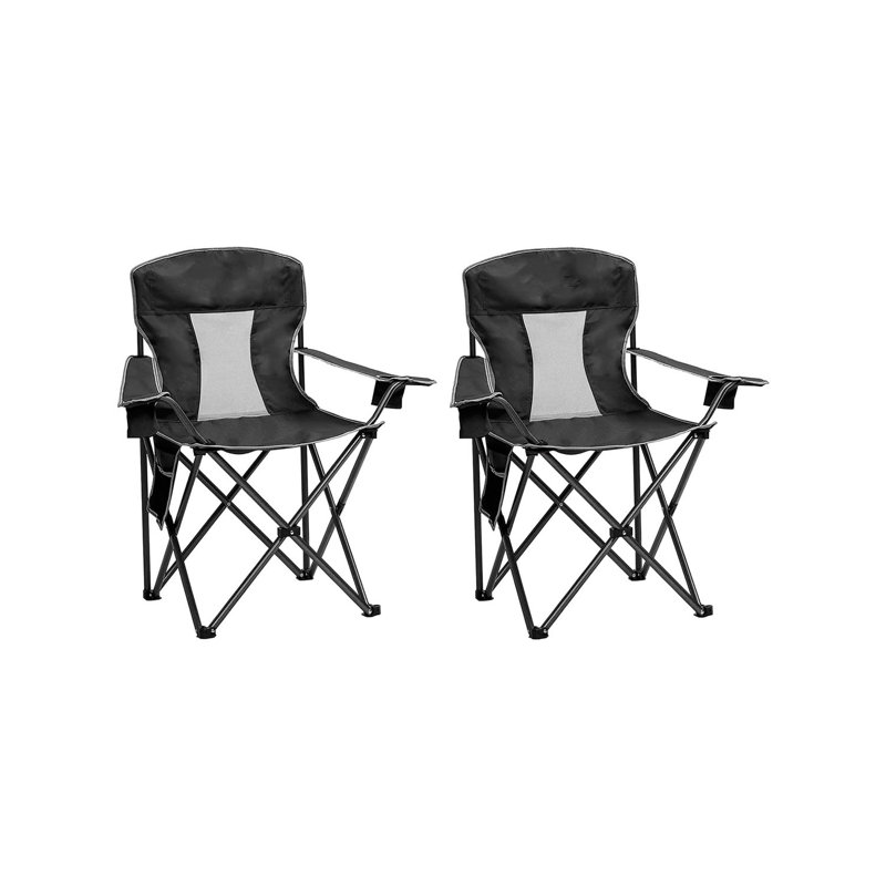 2 chaises de camping pliables et pliables