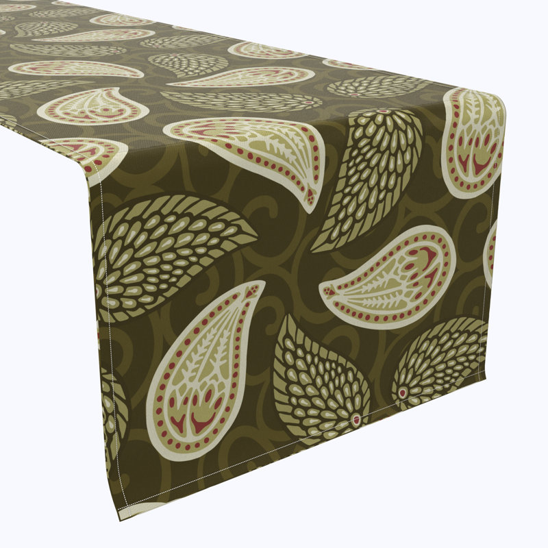 Fabric Textile Products, Inc. Table Runner, 100% Cotton, Floral 151, 16" x 108"
