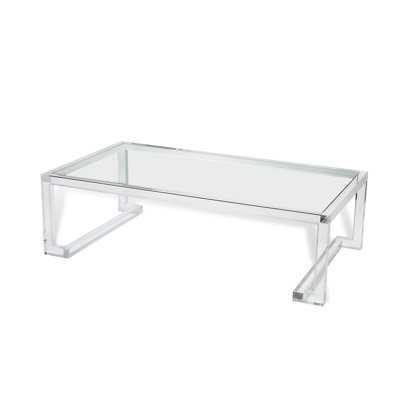 Ava Glass Top Coffee Table
