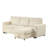 Maslynn 3-Piece Reversible Corduroy Pull-Out Sleeper Sectional with Storage -97561017