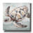 Epic Graffiti 'Cape Cod Turtle'  by Nicole DeCamp Canvas Wall Art, 26" x 26"-849381255