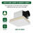 80 CFM Bathroom Fan with LED Light-98097973