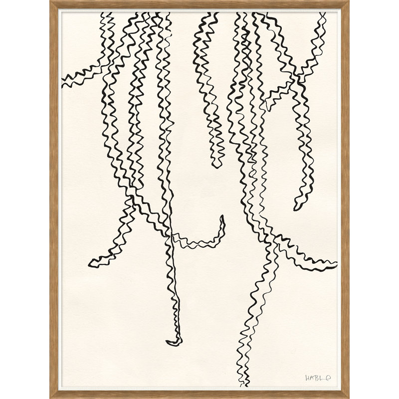 «Peregrina I» par Susan Hable - Peinture encadrée sur papier