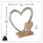 Double Eternity Heart Sculpture