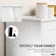 Armoire de rangement blanche pour garde-manger, 2 portes, tablettes réglables, rangement autoportant avec portes et