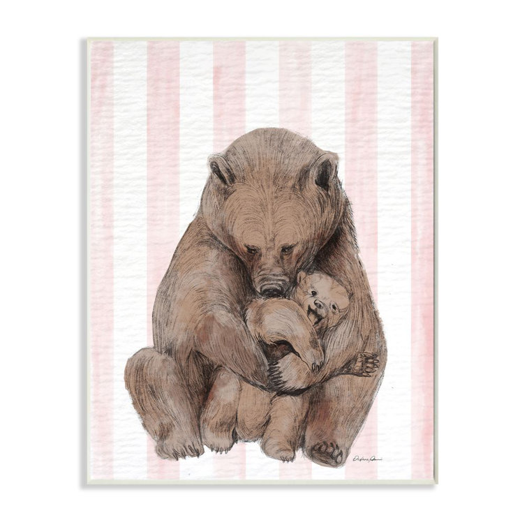 Personalized Mama Bear and Cub Wall Hanging – Northwoodsman Designs