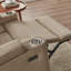 Fauteuil inclinable électrique avec fauteuil berçant, oscillant et pivotant, porte-gobelets intégrés, ensemble de 2-132790566