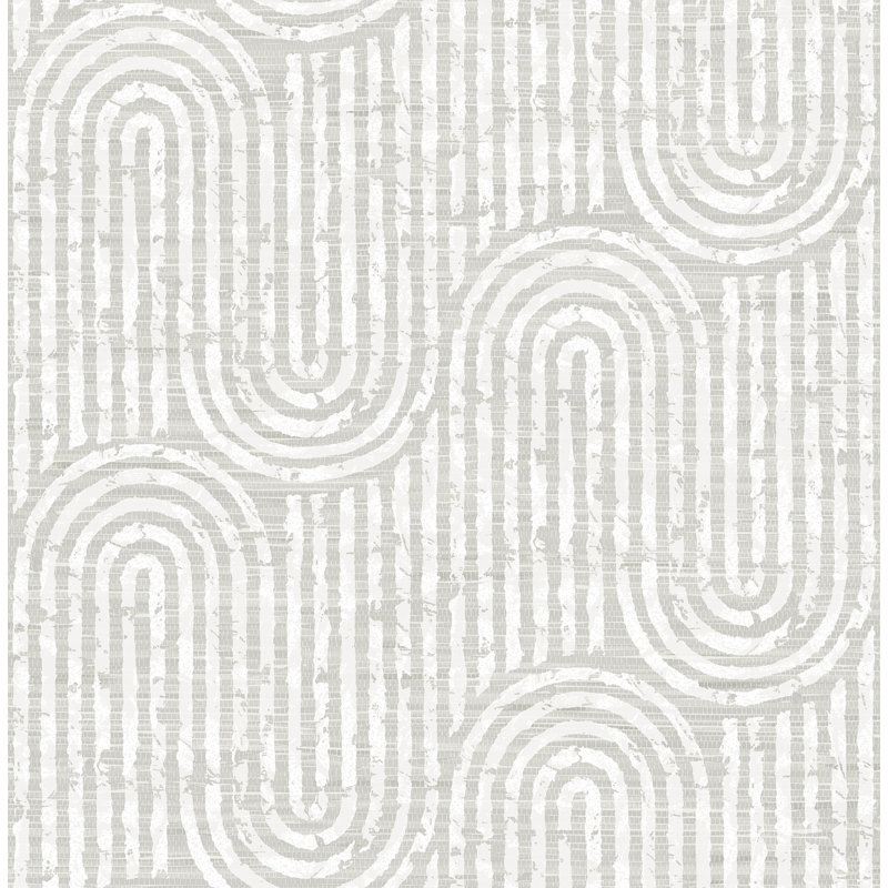 Papier peint Trippet Zen Waves, Blanc cassé