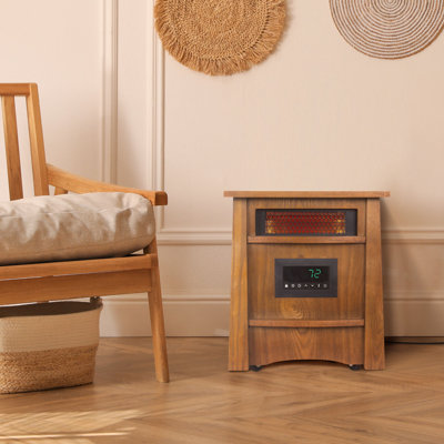 LifeSmart LifePro 8 Element 1500W Electric Infrared Quartz Indoor Space Heater
