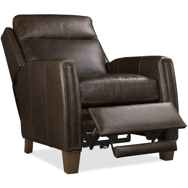 Jacklyn Power Recliner with Pop-Up Headrest, Brown
