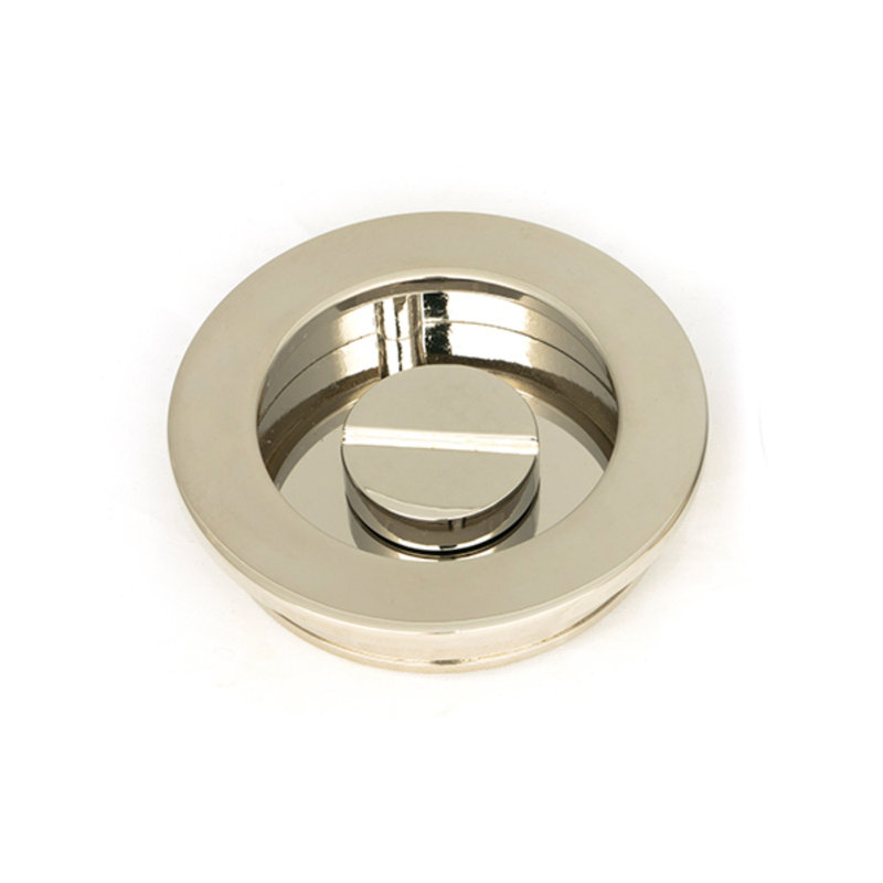Door Accessory, 6cm H x 6cm W x 1.3cm D, Polished Nickel