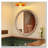Vintage Rustic Round Wall Mirror