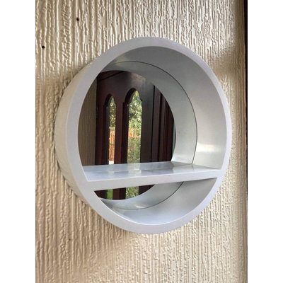 Glass Round Wall Mirror
