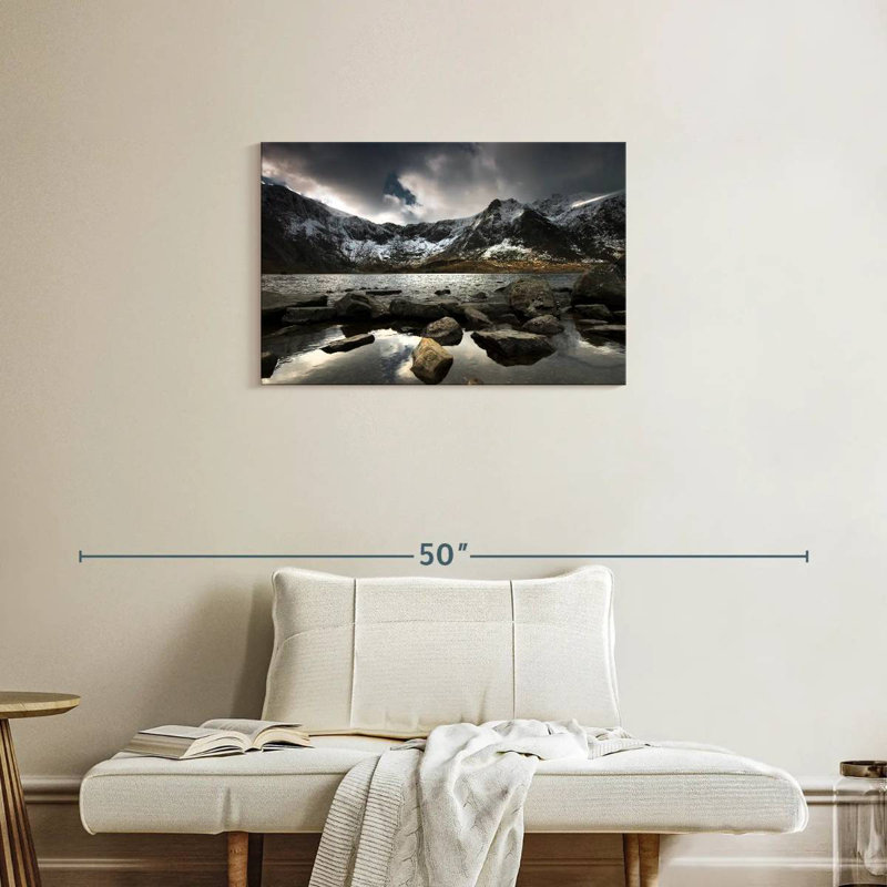 Paysage d'Alvord Cwm Idwal, H 20 po x l 30 po