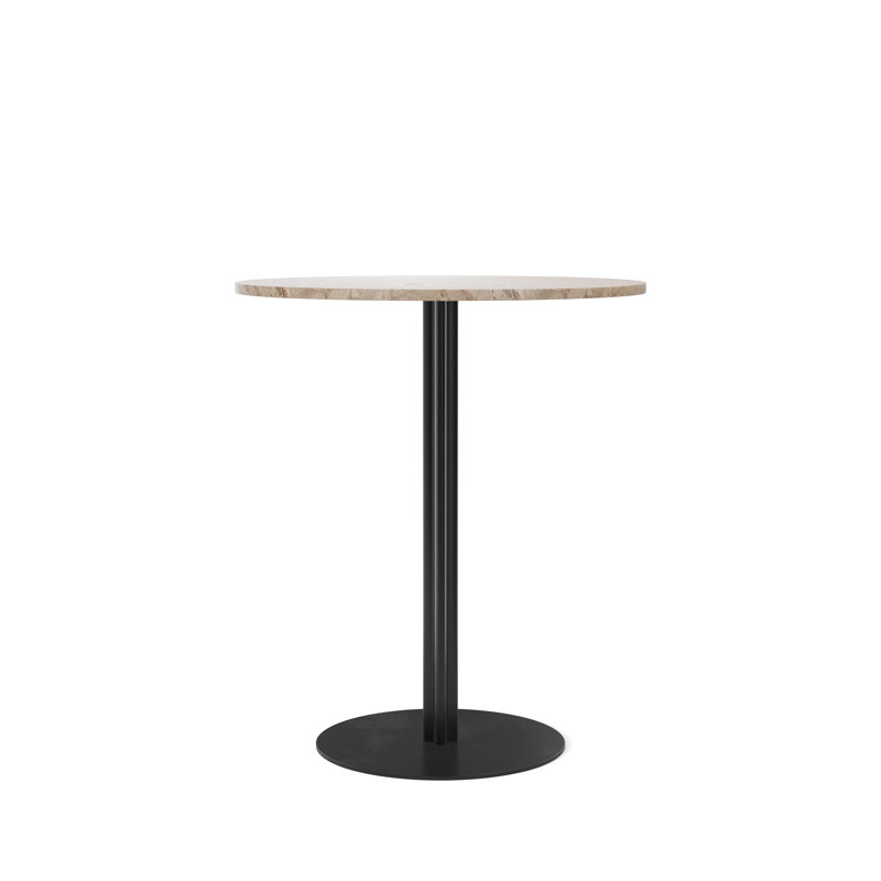 Harbour Round Dining Table, 31.5" W x 31.5" L, Counter Height, Off White Marble
