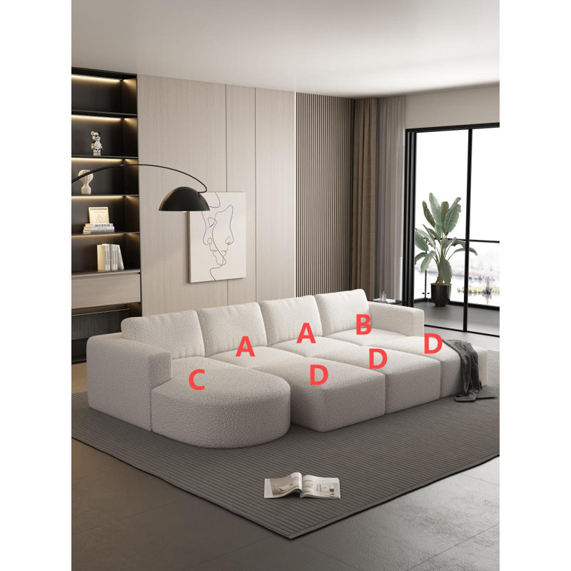 Canapé modulaire Boneless 133,84 * 96,44