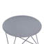 Table de bout ronde en métal-107352407
