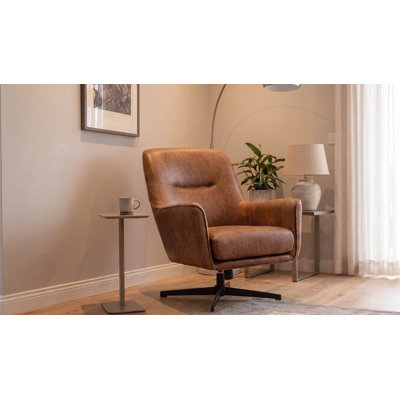 Adalade Upholstered Swivel Accent Chair