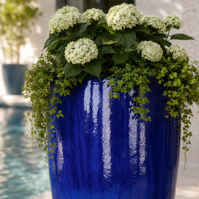Vase 21 po Calypso - Azul, Blue