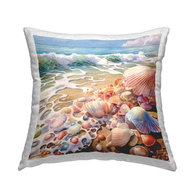 Polyester Throw Square Indoor/Outdoor Pillow Cover & Insert by Ryley Gray