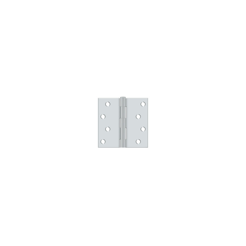 Steel Hinge, Polished Chrome