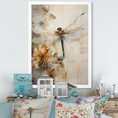 «Dragonfly Delight II», reproduction sur toile