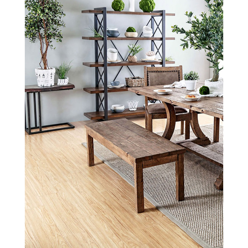 Banc de siège en bois de style rustique Elegance