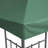 Ausbon Dakota Fields Green Plastic Replacement Canopy for Gazebo