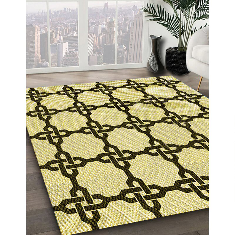 Abstract Indoor Rug, Rectangle 4' x 6'