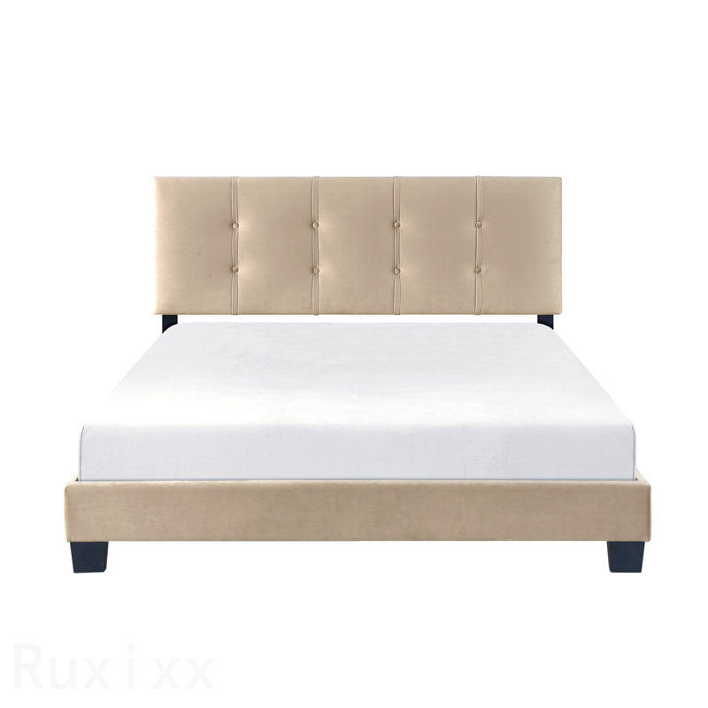 Mobilier de chambre à coucher 1pc, Light Brown, Queen