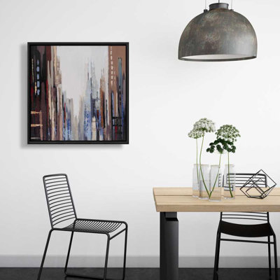 Bâtiments abstraits - Toile encadrée pour la décoration intérieure